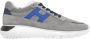 Hogan Grijs Blauwe Sneakers Eigentijds Ontwerp Gray Heren - Thumbnail 1