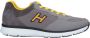 Hogan Grijze H254 H Flock Sneakers Grijs Heren - Thumbnail 1