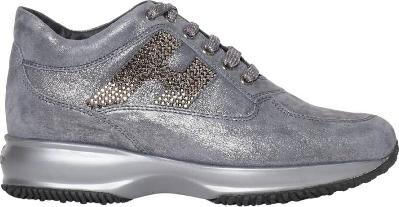 Hogan Grijze Interactieve Sneakers voor Vrouwen Gray Dames