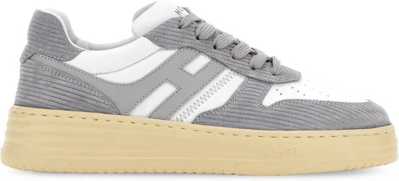 Hogan Grijze Retrostijl Sneakers Gray Dames