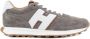 Hogan Grijze Sneakers Memory Foam Leren Patch Gray Heren - Thumbnail 1