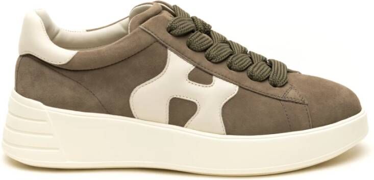 Hogan Grijze Sneakers Rebel H562 Gray Dames