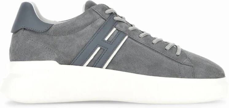 Hogan Grijze Suède Sneakers met Memory Foam Gray Heren