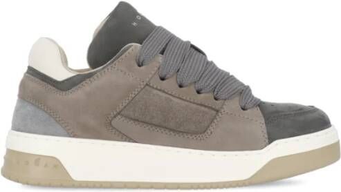 Hogan Grijze Suède Sneakers voor Vrouw Gray Dames