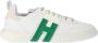Hogan Groene Sneakers Regular Fit Geschikt voor Alle Temperaturen 100% Leer Green Heren - Thumbnail 6