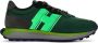 Hogan Groene Sneakers met Technische Stof Inzetstukken Green Heren - Thumbnail 1