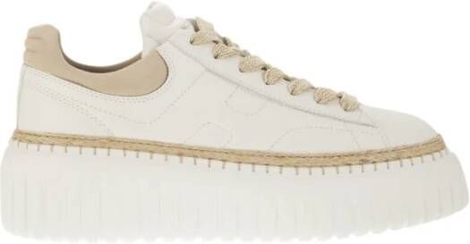 Hogan H-Stripes Veterschoenen White Dames