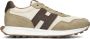 HOGAN Lage Sneakers Heren H601 Allacciato Maat: 45 5 46 Materiaal: Suède Kleur: Bruin - Thumbnail 1