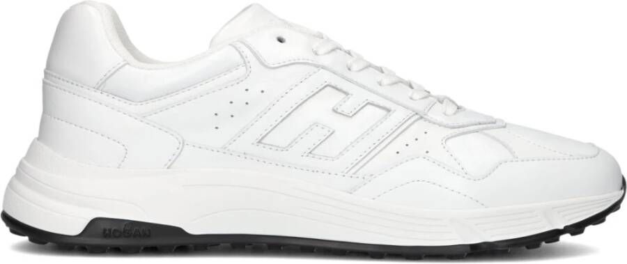 HOGAN Lage Sneakers Heren Hyperlight Alliciato Maat: 45 45 5 Materiaal: Leer Kleur: Wit