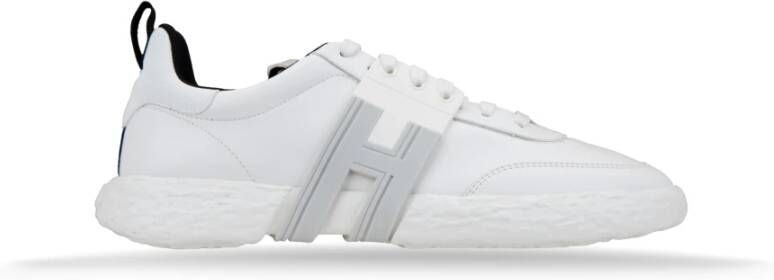 Hogan Heren Leren Veterschoenen White Heren