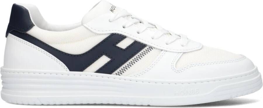 Hogan Heren Sneakers met Blauwe Accenten White Heren