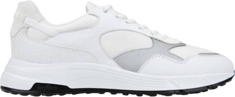 Hogan Heren Veterschoenen Leer Suède White Heren