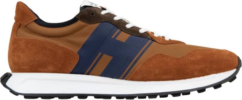 Hogan Heren Veterschoenen Sneakers Brown Heren