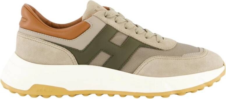 Hogan Hyperlight Allac Nuova Stijlvolle Sneakers Beige Heren