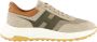 HOGAN Lage Sneakers Heren Hyperlight Allac Nuova Maat: 48 48 5 Materiaal: Suède Kleur: Taupe - Thumbnail 1