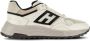 HOGAN Sneakers Heren Mesh Combi Runner Maat: 43 5 Materiaal: Suède Kleur: Wit - Thumbnail 1