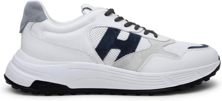 Hogan Witte Leren Hyperlight Sneaker White Heren