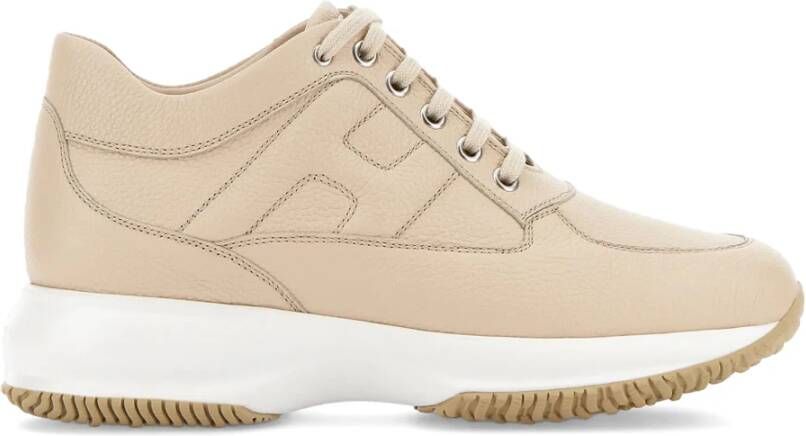 Hogan Interactieve Damessneakers Beige Dames