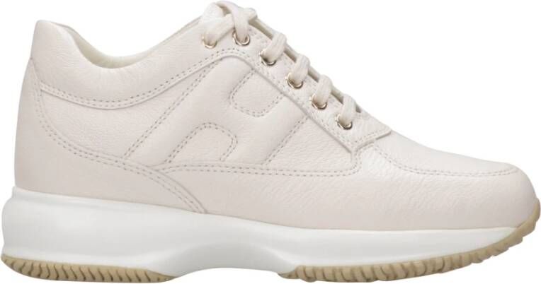 Hogan Interactieve Leren Sneakers White Dames