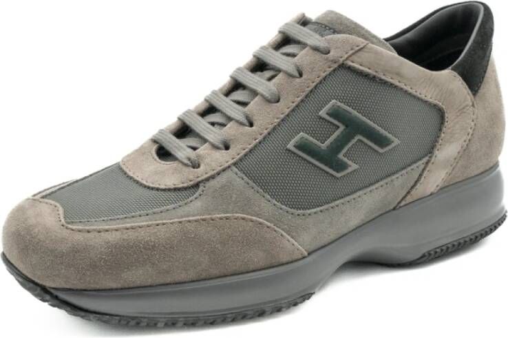 Hogan Interactieve Sneakers voor Mannen Verhogen Stijl Gray Heren