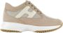 Hogan Interactieve Stijlvolle Sneakers Beige Dames - Thumbnail 1