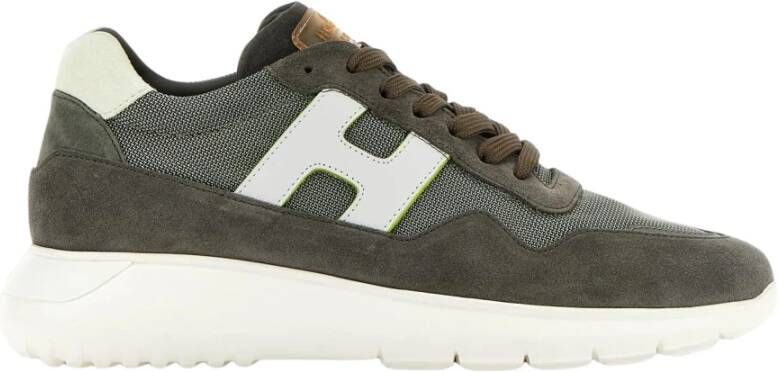 Hogan Interactieve Stijlvolle Sneakers Green Heren