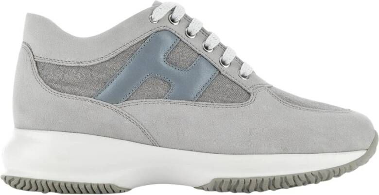 Hogan Interactieve Stijlvolle Sneakers voor Actieve Levensstijl Gray Dames