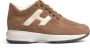 Hogan Interactieve Suède Bever Sneakers Beige Dames - Thumbnail 1