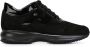 Hogan Interactieve Suède Sneakers met Lakdetails Black Dames - Thumbnail 1