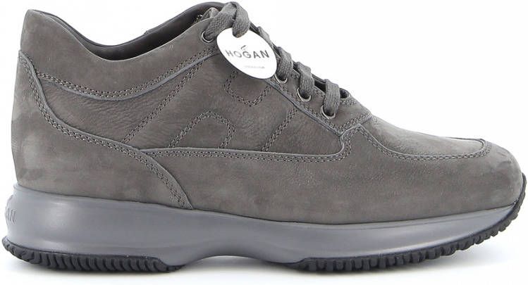 Hogan Stijlvolle Sneakers Leren sneakers voor heren Veelzijdige Leren Sneaker Black Heren