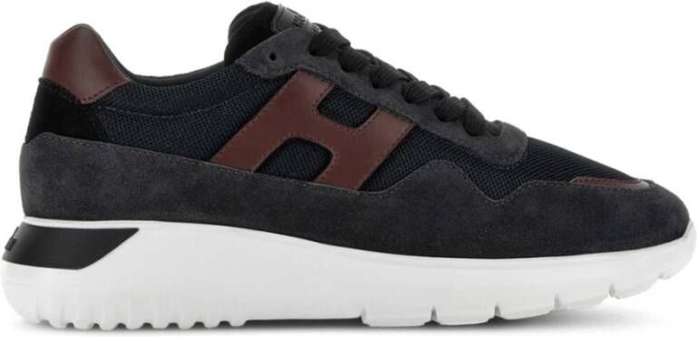 Hogan Interactive3 Sneakers Zwart Hematiet Multi Black Heren