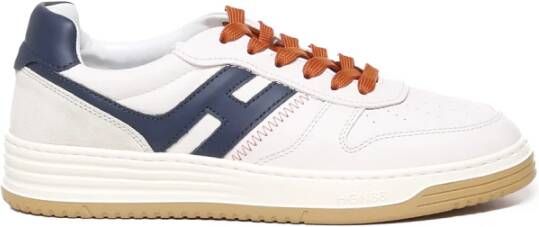 Hogan Italiaanse Leren Sneakers voor Mannen Multicolor Heren