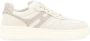 Hogan Ivoor en Goud Retro Sneaker Model H630 White Dames - Thumbnail 1