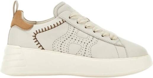 Hogan Ivoor Sneakers voor Stijlvolle Outfits Beige Dames