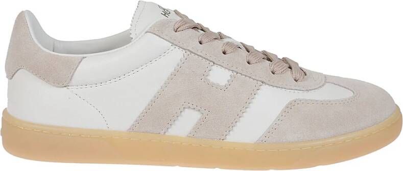 Hogan Ivoor suède leren sneakers Beige Dames