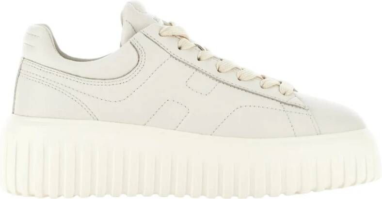 Hogan Roomwit Logo-Embellished Low-Top Sneakers White Dames