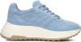 HOGAN Lage Sneakers Dames H669 Allacciato Maat: 41 Materiaal: Textiel Kleur: Lichtblauw - Thumbnail 1