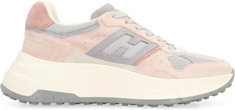 Hogan Lage Sneakers met Technische Stofinzetten Multicolor Dames