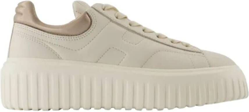 Hogan Leather sneakers Beige Dames