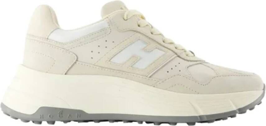 Hogan Leather sneakers Beige Dames