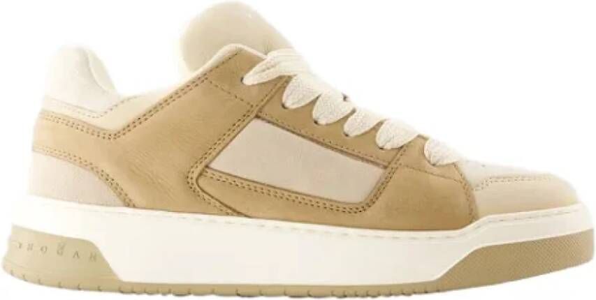 Hogan Leather sneakers Beige Dames