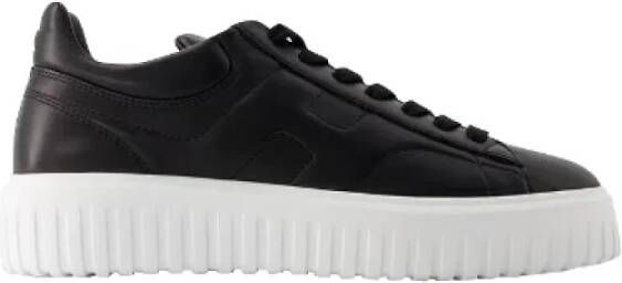 Hogan Leather sneakers Black Heren