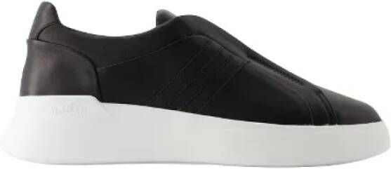 Hogan Leather sneakers Black Unisex