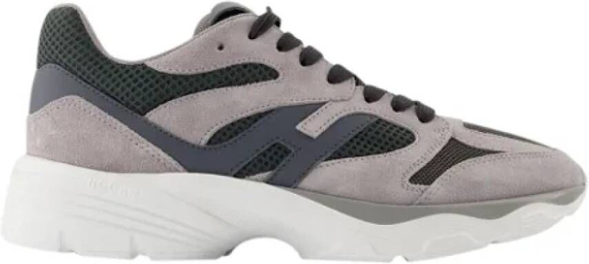 Hogan Leather sneakers Gray Dames