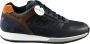 Hogan Blauwe Sneakers Leer Suède Lichtgewicht Blue Heren - Thumbnail 1