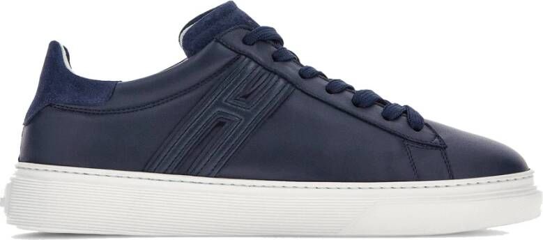 Hogan Leren H365 Sneakers voor Heren Blauw Heren