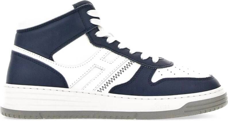 Hogan Leren High Top Sneakers White Heren