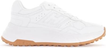 Hogan Leren Hyperlight Sneakers met H-logo White Dames