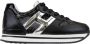 Hogan Leren Paillet Sneakers voor Vrouwen Black Dames - Thumbnail 1