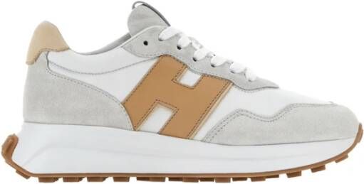 Hogan Leren Sneaker met Logo Detail Multicolor Dames